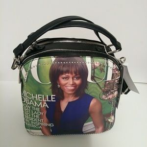 Michelle Obama Black Crossbody Purse